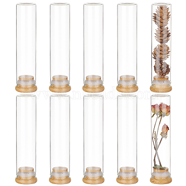 Clear Tube Glass Beads Containers