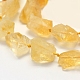 Rough Raw Natural Citrine Beads Strands(G-K202-17B)-4