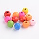 Dyed Natural Wood Beads(WOOD-R249-047)-1