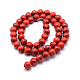 Synthetic Howlite Bead Strand(G-E439-8mm-01A)-2