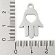 304 pendentifs en acier inoxydable(STAS-B056-16P)-3