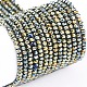 Electroplate Glass Beads Strands(X-EGLA-F149-FP-09)-1