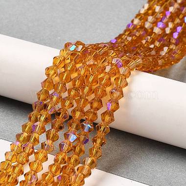 Transparent Electroplate Glass Beads Strands(GLAA-F029-2mm-D28)-4