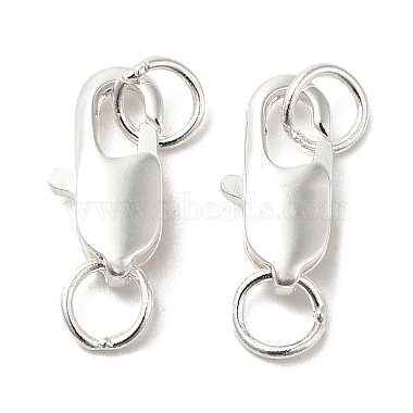 925 Sterling Silver Plated Brass Lobster Claw Clasps