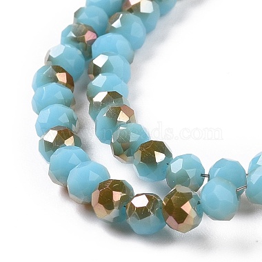 Chapelets de perles en verre opaque de couleur unie(EGLA-A034-P4mm-J03)-3