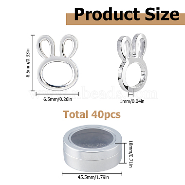 40Pcs Brass Linking Rings(KK-HS0002-14A)-2