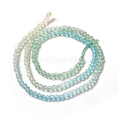 Transparent Gradient Color Glass Beads Strands(X-GLAA-H021-01B-24)-4