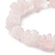 Natural Rose Quartz Charm Bracelets for Women(BJEW-JB09926-02)-5