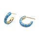 Enamel C-shape Stud Earrings(EJEW-N052-05A)-2