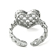 Bass Micro Pave Cubic Zirconia Ring(RJEW-Z033-14P)-3