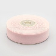 Polyester Velvet Ribbon for Gift Packing and Festival Decoration, Lavender Blush, 1 inch(26mm), about 25yards/roll(22.86m/roll)(SRIB-M001-26mm-115)