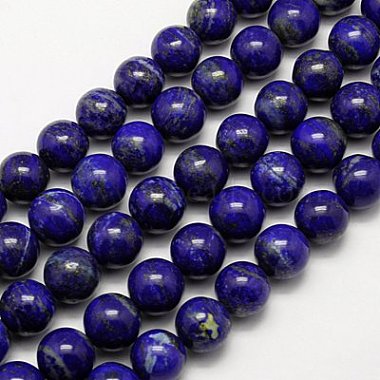 Midnight Blue Round Lapis Lazuli Beads