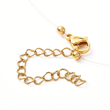 Brass Cable Chains Pendant Necklaces Sets(NJEW-JN03721-01)-6