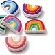 6Pcs 6 Colors Food Grade Eco-Friendly Silicone Focal Beads(SIL-YW0001-04G)-3