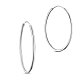 SHEGRACE 925 Sterling Silver Hoop Earrings(JE670A-03)-1