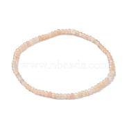 Natural Moonstone Beaded Bracelets, Inner Diameter: 5.35cm(BJEW-JB10215-02)