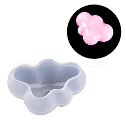 DIY Clouds Mirror Surface Silicone Molds, Resin Casting Molds, for UV Resin & Epoxy Resin Craft Making, Ghost White, 64x92x42mm(DIY-K058-01A)