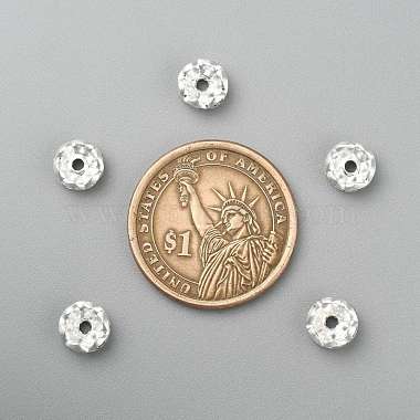 Iron Rhinestone Spacer Beads(X-RB-A008-8MM-S)-4