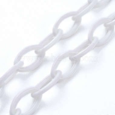 Personalized ABS Plastic Cable Chain Necklaces(NJEW-JN03254-07)-3