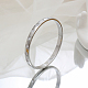 Stylish Stainless Steel Rhinestones Bracelet for Women(NM9426-2)-1