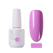 15ml Special Nail Gel, for Nail Art Stamping Print, Varnish Manicure Starter Kit, Violet, Bottle: 34x80mm(MRMJ-P006-B018)