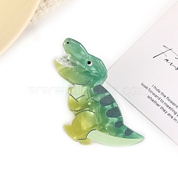 Cellulose Acetate Claw Hair Clips, Hair Accessories for Women & Girls, Dinosaur, Green, 70mm(PW-WGE623B-02)