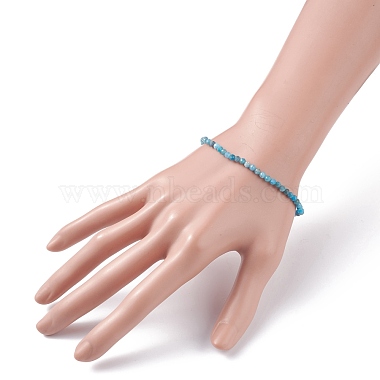 3mm Natural Apatite Beads Stretch Bracelet for Girl Women(BJEW-JB07284-04)-3