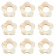 30Pcs Natural Freshwater Shell Beads Frames(SHEL-CJ0001-27)-3