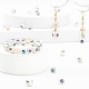 50Pcs 5 Colors Christmas Opaque Glass Beads(EGLA-FS0001-05)-6