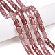 Natural Strawberry Quartz Beads Strands(G-G980-29A)-2