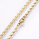 304 Stainless Steel Sheet Chain Necklaces(MAK-L015-04B)-1