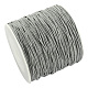 Eco-Friendly Waxed Cotton Thread Cords(YC-R008-1.0mm-329)-1