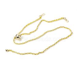 Adjustable Bag Strap Chains, with PU Imitation Leather and Light Gold Plated Alloy Findings, Yellow, 29.5~123cm(AJEW-L084-B02)