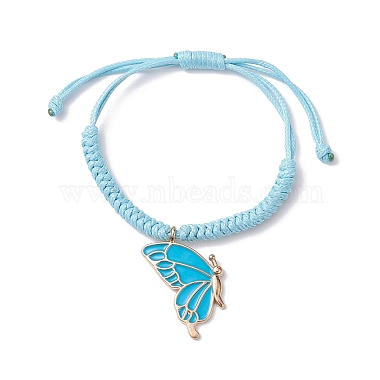 bracelets à pendentifs en émail en alliage(BJEW-JB09966-03)-3
