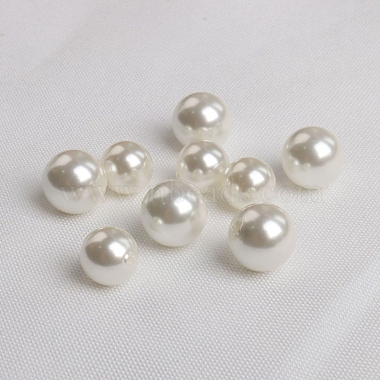 Seashell Color Round Pearl Beads
