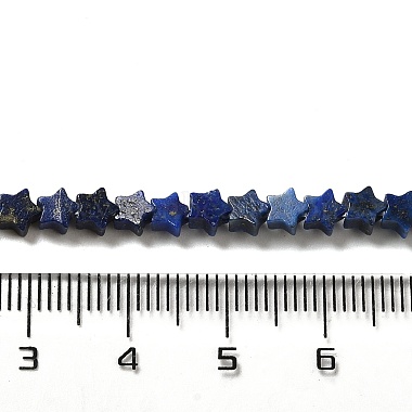 natürlichen Lapislazuli Perlenstränge(G-G085-B02-02)-4