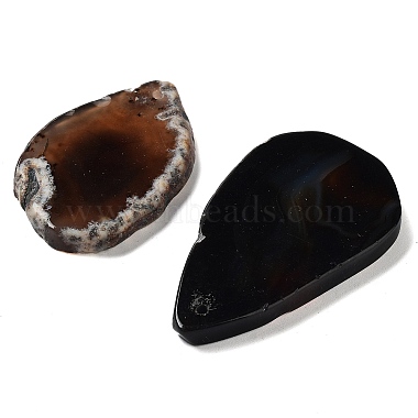 forme mixte teint agate naturelle des pierres précieuses gros pendentifs(G-R300-11)-2