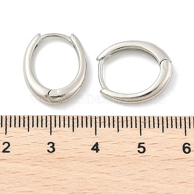 Laiton Huggie boucles d'oreilles(EJEW-C502-11P)-4