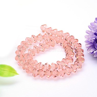 Faceted Cone Imitation Austrian Crystal Bead Strands(G-M187-10mm-18A)-2