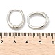 Laiton Huggie boucles d'oreilles(EJEW-C502-11P)-4