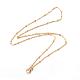 304 Stainless Steel Cable Chain Necklaces(NJEW-P147-06)-2