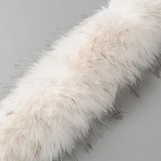 Artificial Fur Chenille Stick Trim for Sewing Craft Decor, White, 810x120x55mm(FIND-WH20005-57A)