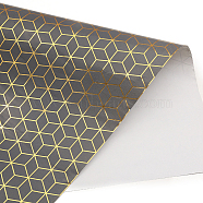 Gift Wrapping Paper Sheets, Rectangle, Folded Flower Bouquet Wrapping Paper Decoration, Rhombus Pattern, 700x500mm(PAAG-PW0001-031C-02)