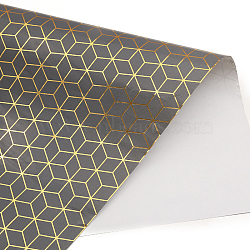Gift Wrapping Paper Sheets, Rectangle, Folded Flower Bouquet Wrapping Paper Decoration, Rhombus Pattern, 700x500mm(PAAG-PW0001-031C-02)