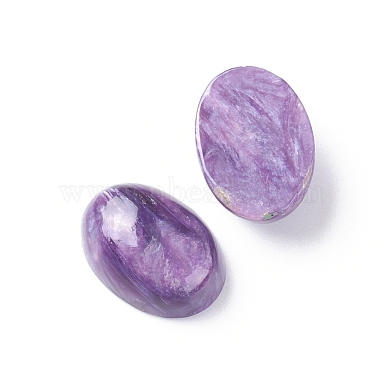 14mm Oval Charoite Cabochons