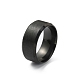 201 Stainless Steel Plain Band Ring for Women(RJEW-WH0010-06B-MB)-1