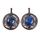 pendentifs teints en lapis-lazuli naturel(G-Q158-03-15)-1