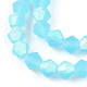 Imitate Austrian Crystal Bicone Frosted Glass Beads Strands(GLAA-F029-TM2mm-A20)-3