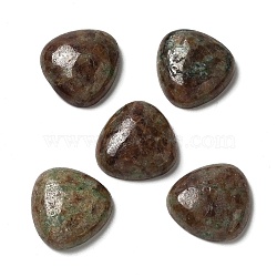 Natural Garnet Cabochons, Triangle, 19.5x19x6mm(G-N343-04C)