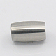 Matte 304 Stainless Steel Magnetic Clasps with Glue-in Ends(STAS-K007-18)-1
